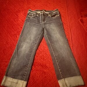 Liverpool petite crop jeans